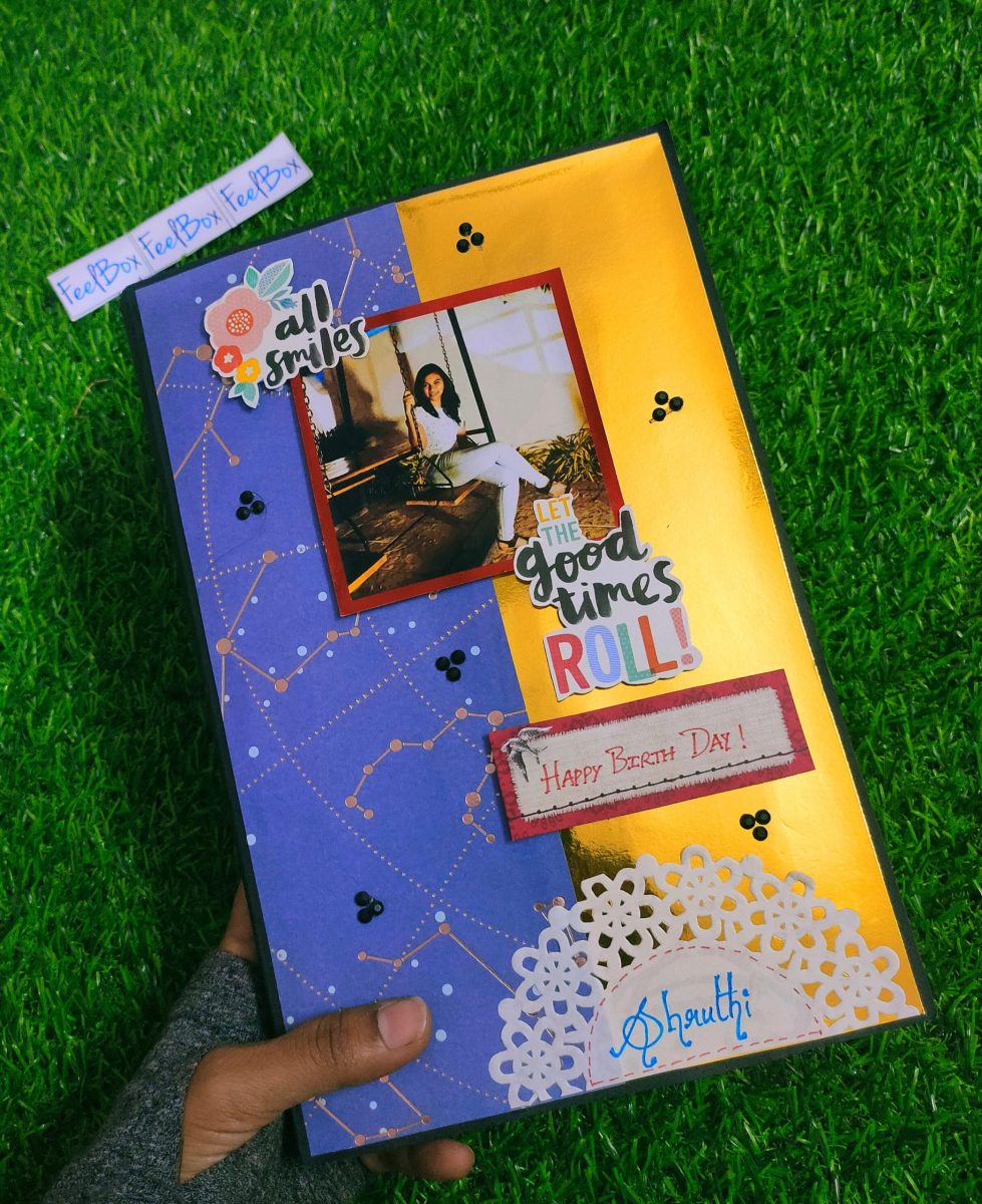 Handmade Customized Photo Scrapbook for Birthday