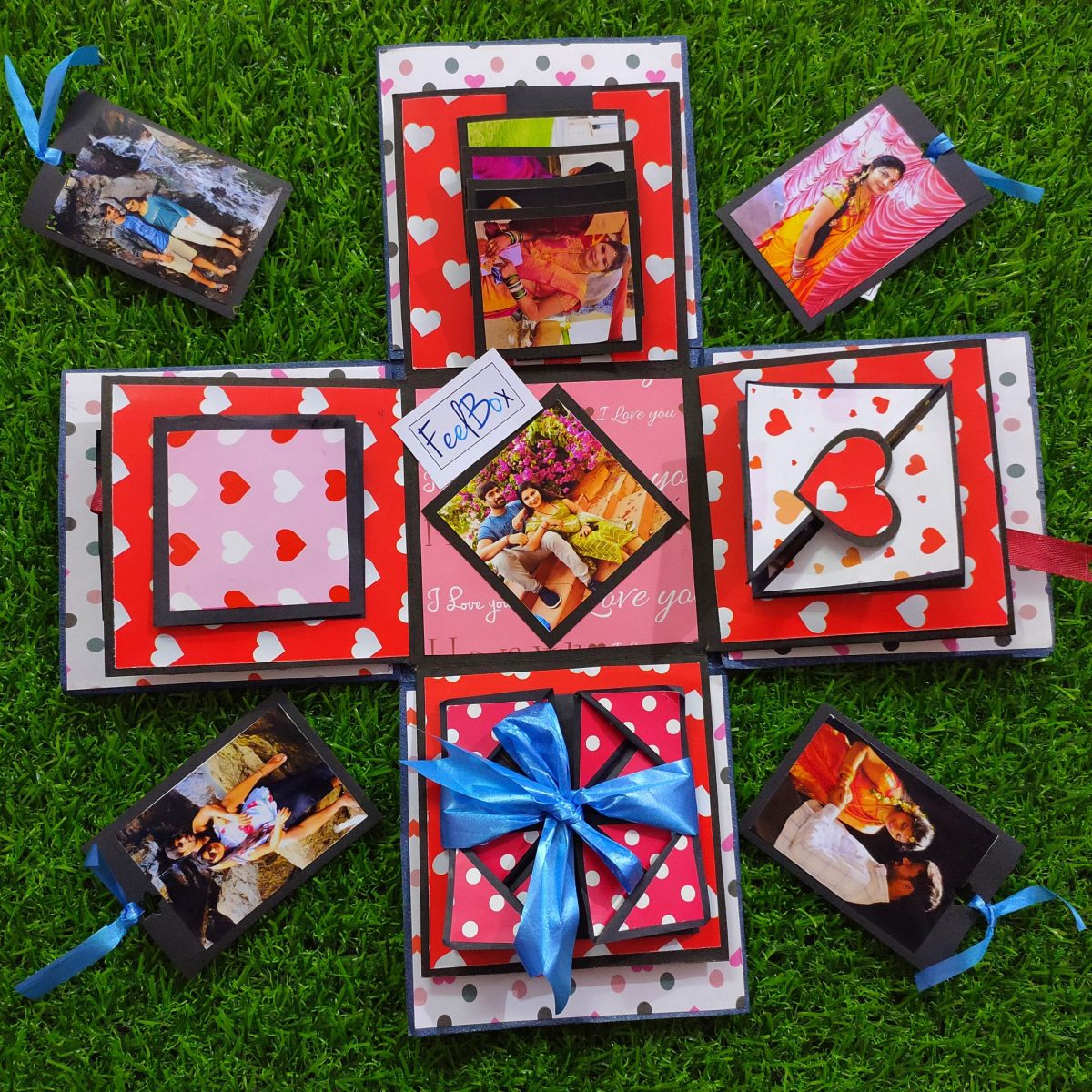 Handmade Photo Explosion Box ( 2 layers )